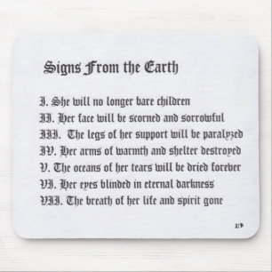 Mousepad Sinais Da Terra
