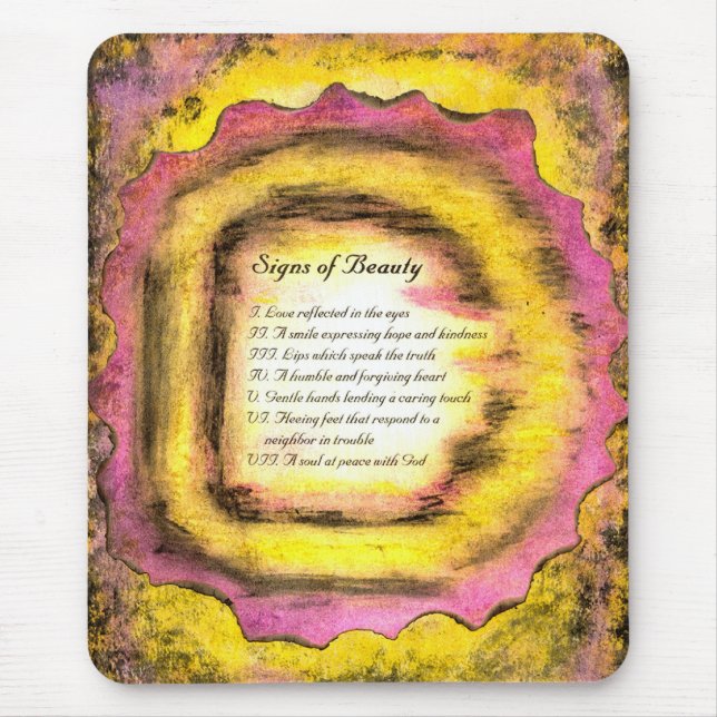 Mousepad Sinais de Beleza (Frente)