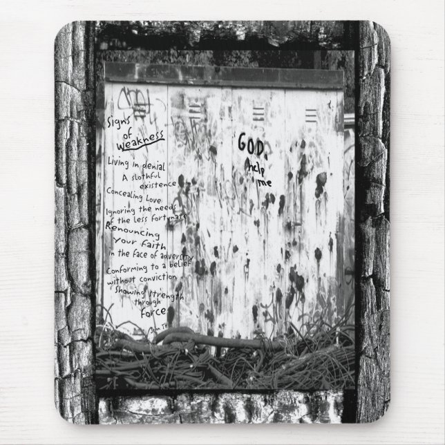 Mousepad Sinais de Fraqueza (Frente)