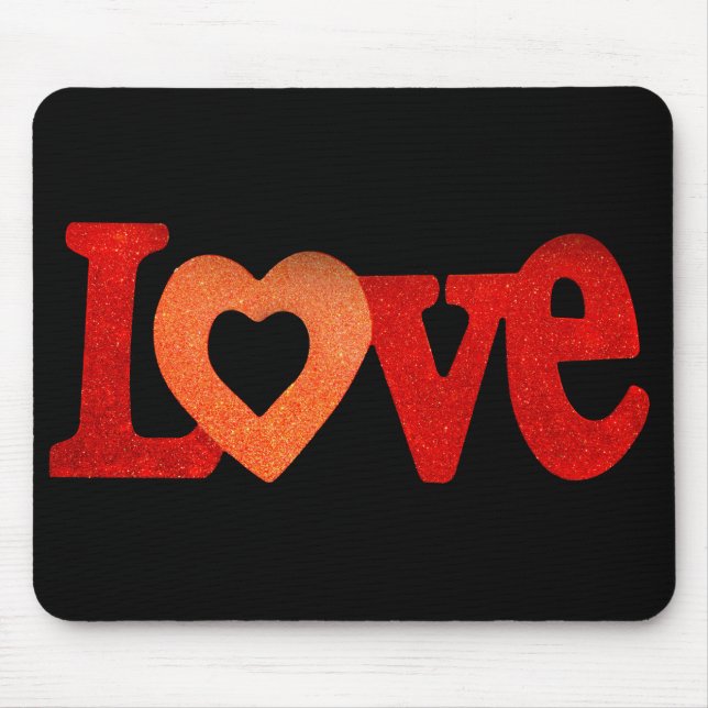 Mousepad Sinal de amor (Frente)