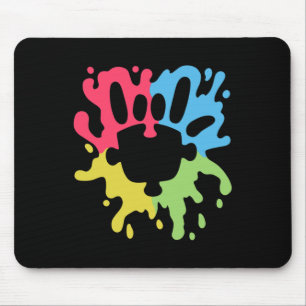 Mousepad Sinal de amor ASL Autismo não verbal Suporte Consc