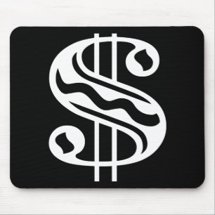 Mousepad Sinal de Dólar - Branco