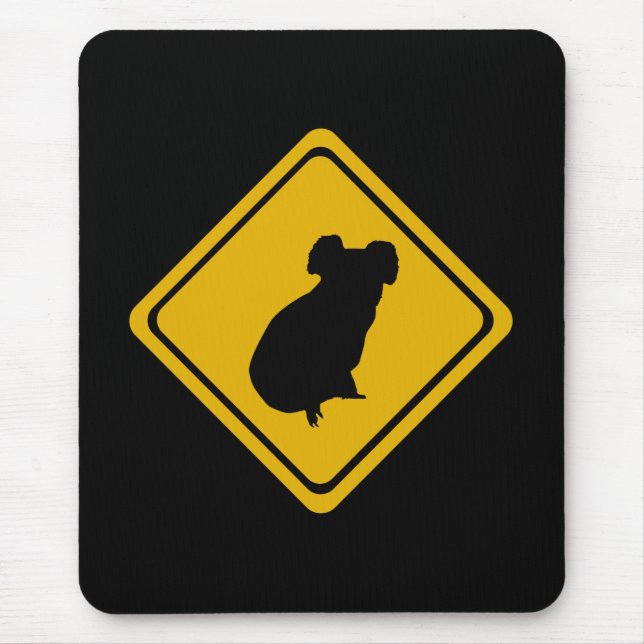 Mousepad sinal de estrada koala (Frente)