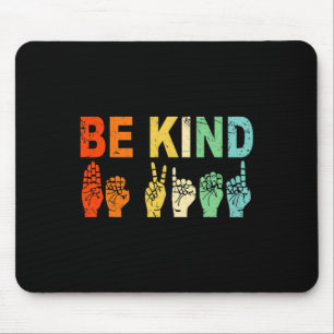 Mousepad Sinal de Mão Simples Homens de Consciência do Auti