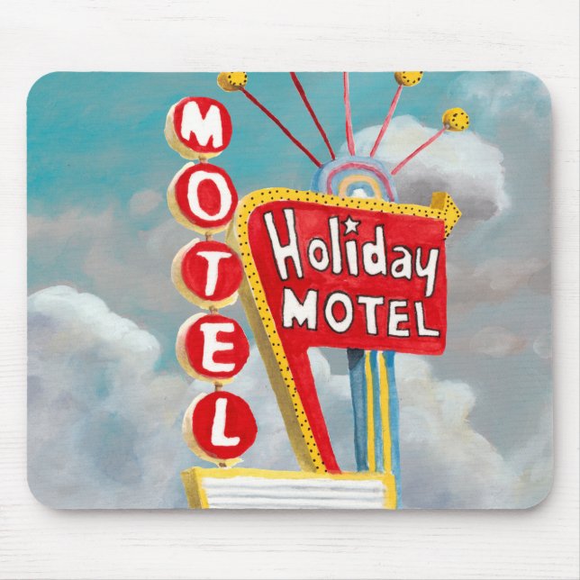 Mousepad Sinal de Motel Feriado (Frente)