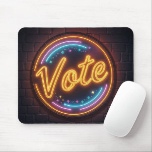 Mousepad Sinal de Neon Brilhante