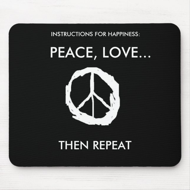 Mousepad Sinal de paz (Frente)