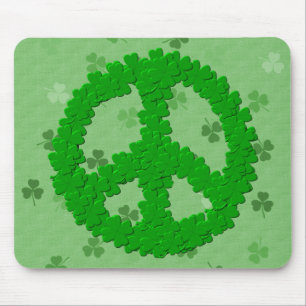 Mousepad Sinal de paz do Dia de São Patrício