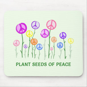 Mousepad Sinal de Paz Flores