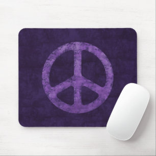 Mousepad Sinal de Paz Roxo Distante