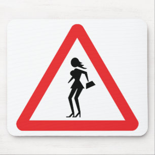 Mousepad Sinal de Propósito de Tráfego Rodoviário