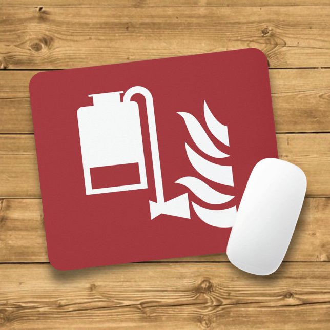 Mousepad Sinal de segurança da unidade do aplicador de espu (Criador carregado)