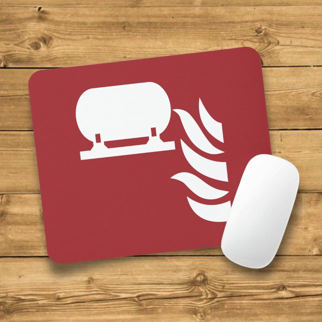 Mousepad Sinal de segurança de instalação do extintor de in (Criador carregado)