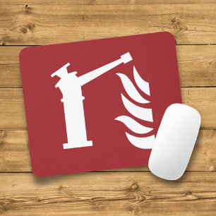 Mousepad Sinal de segurança do monitor de incêndio