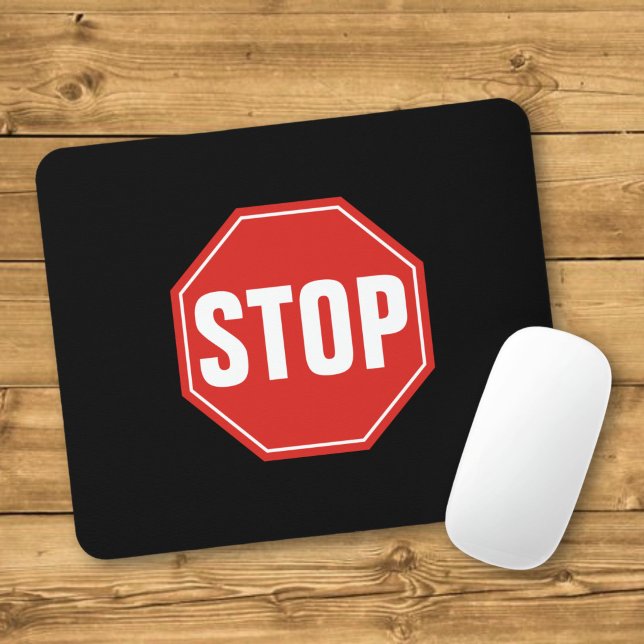 Mousepad Sinal de STOP (Criador carregado)