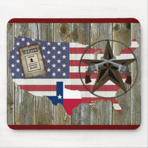 Mousepad Sinal de Tampas de Tampas com Estrela Única do Te