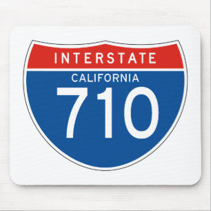 Mousepad Sinal de um estado a outro 710 - Califórnia