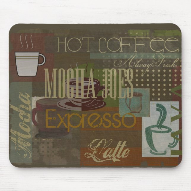 Mousepad Sinal do café de Joes do Mocha (Frente)