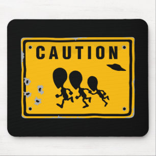 Mousepad Sinal estrangeiro do cruzamento
