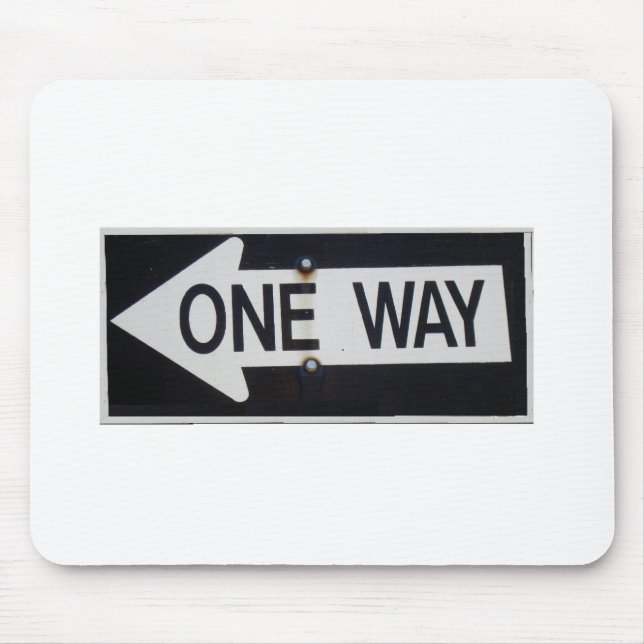 Mousepad Sinal unidirecional (Frente)