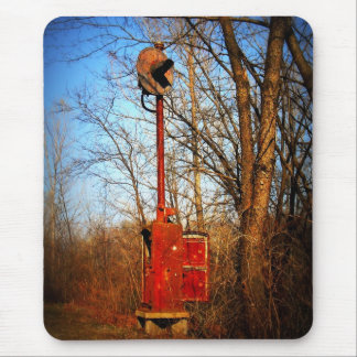 Mousepad Sinal velho da estrada de ferro