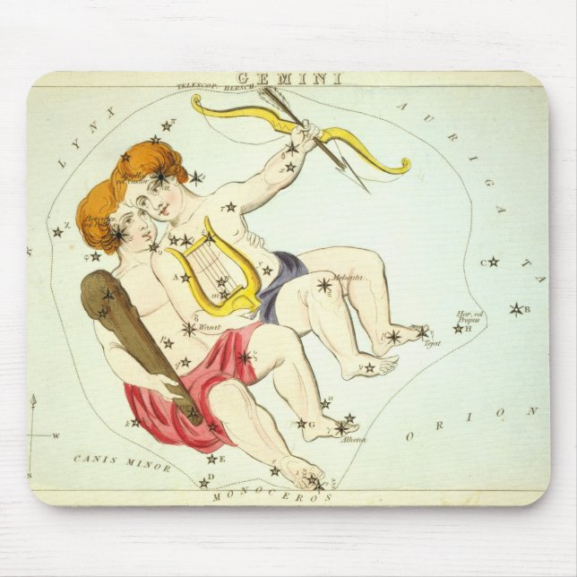 Mousepad Sinal Zodíaco: Gemini (Frente)