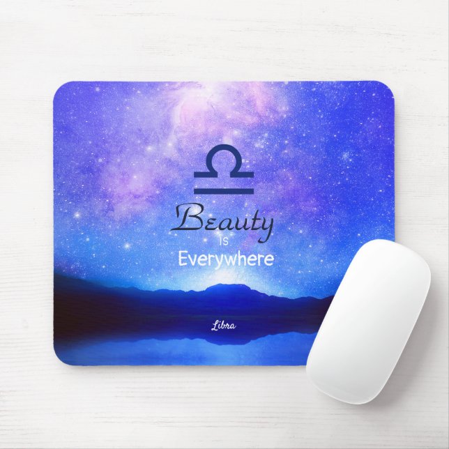Mousepad Sinal Zodíaco Libra Dreamy Star Cote (Com mouse)