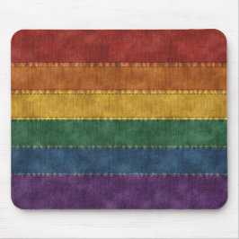 Mousepad Sinalizador Arco-Íris do Orgulho LGBTQ Sensível Te