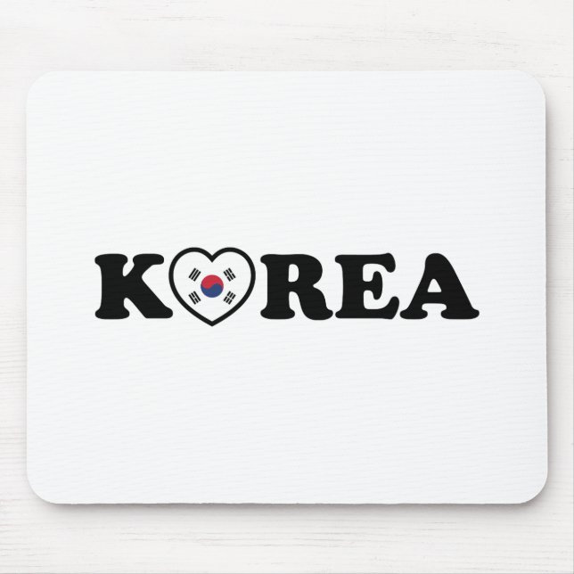 Mousepad Sinalizador Coração de Amor da Coreia (Frente)