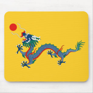 Mousepad Sinalizador da dinastia Qing na China (Dragão Chin