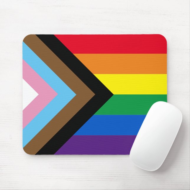 Mousepad Sinalizador de diversidade de gay do arco-íris Lgb (Com mouse)