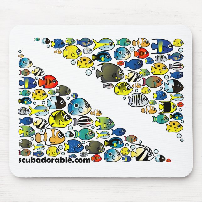 Mousepad Sinalizador de Mergulho Inativo (Frente)