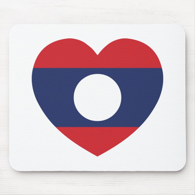 Mousepad Sinalizador do Coração Laociano (Frente)