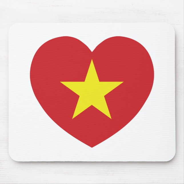 Mousepad Sinalizador do Coração Vietnã (Frente)