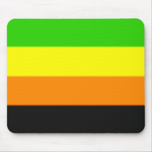 Mousepad Sinalizador do Orgulho Aromântico de Queda