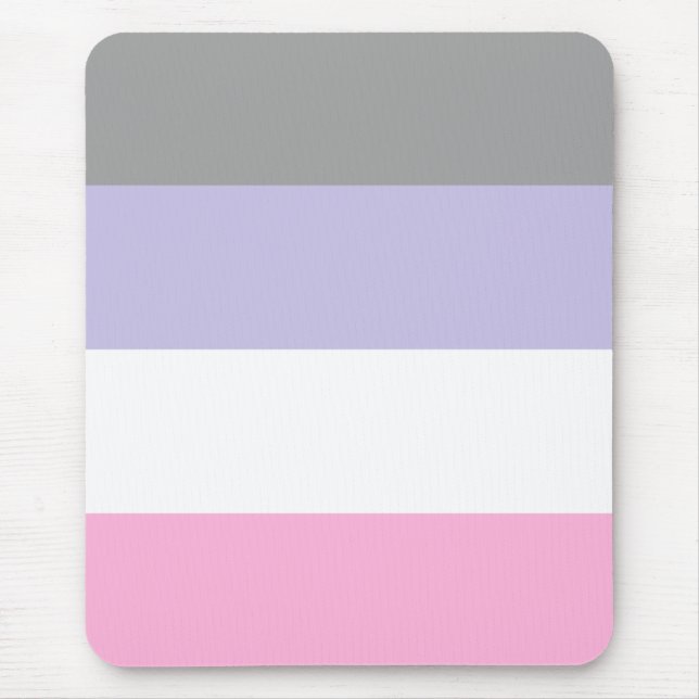 Mousepad Sinalizador do Orgulho Cupioromânico (Frente)