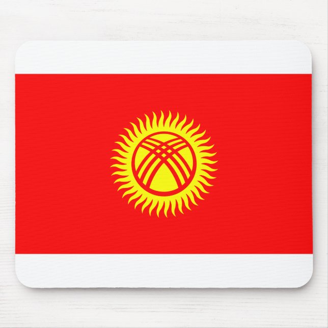 Mousepad Sinalizador do Quirguistão (Frente)
