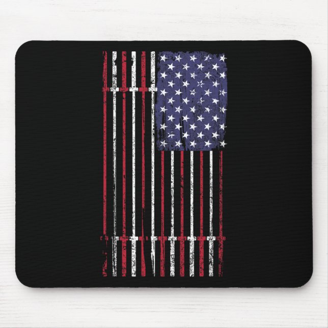 Mousepad Sinalizador Dos Eua: Barbell Para Mulheres (Frente)