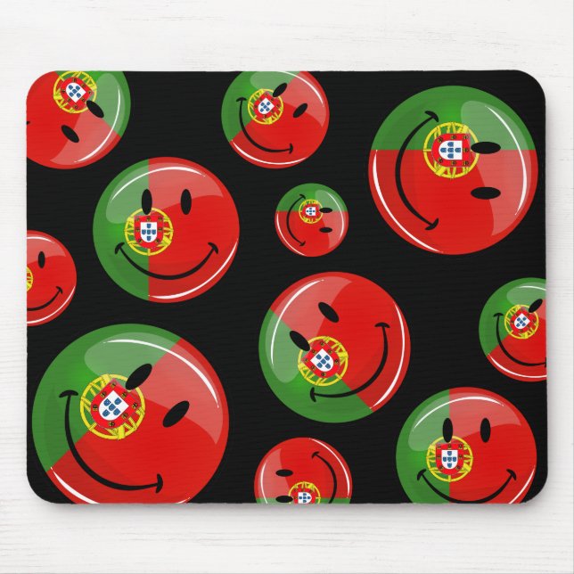 Mousepad Sinalizador Português Sorrindo (Frente)