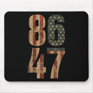 Mousepad Sinalizador Retroativo Dos Eua 86 47 Anti Trump _1