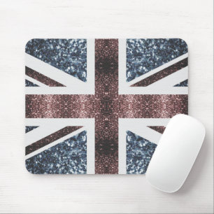 Mousepad Sinalizador russo do Reino Unido brilha vermelhos