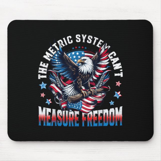 Mousepad Sinalizador Usa da Águia O Sistema Métrico não Pod (Frente)