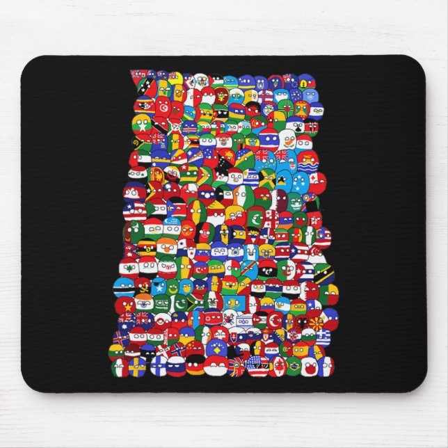 Mousepad Sinalizadores do Mundo do País (Frente)