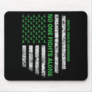 Mousepad Sinalizar Sozinho Conscientização da Saúde Mental