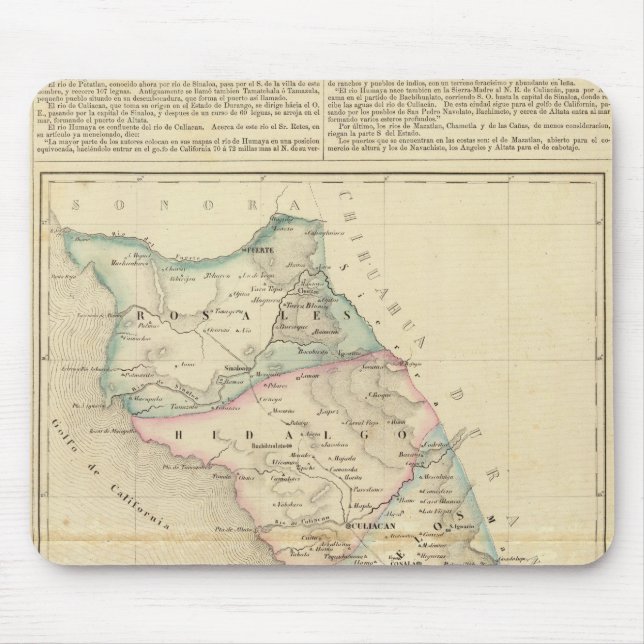 Mousepad Sinaloa, México (Frente)