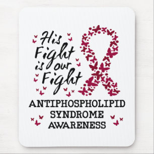 Mousepad Sindroma de antifosfolípidos Consciência, sua luta