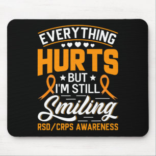 Mousepad Síndrome de Dor Regional Complexa CRPS Nove de Con
