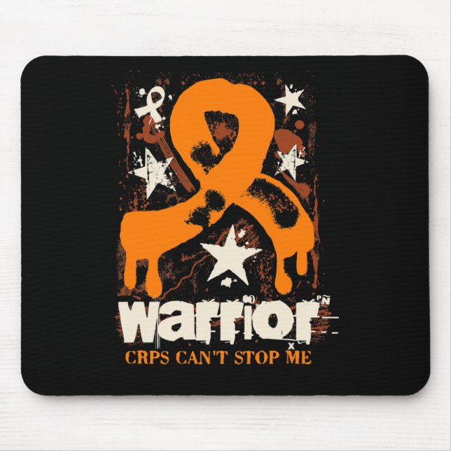 Mousepad Síndrome de Dor Regional Complexa do Guerreiro do  (Frente)