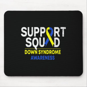 Mousepad Síndrome de suporte esquadrão para baixo T21 Awarn