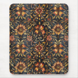 Mousepad Sinfonia Barroca Vermelha e Dourada